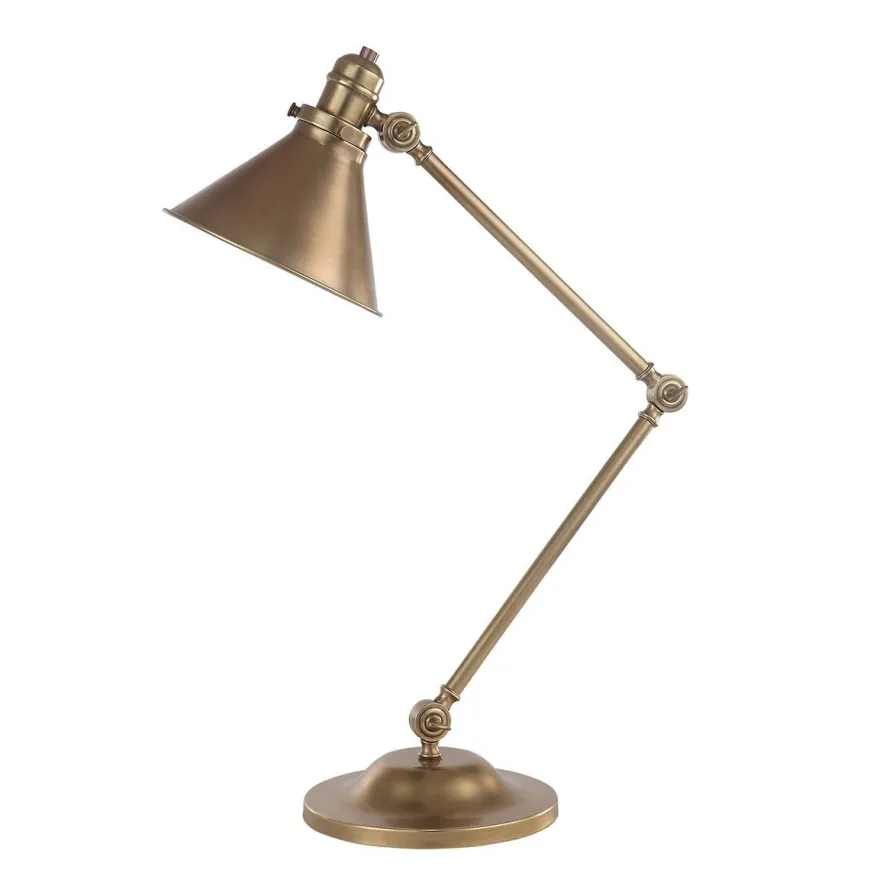 Provence Aged Brass - Elstead Lighting - lampa biurkowa nowoczesna
