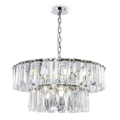 Puntes Chrome Xii - Maytoni - lampa wisząca nowoczesna