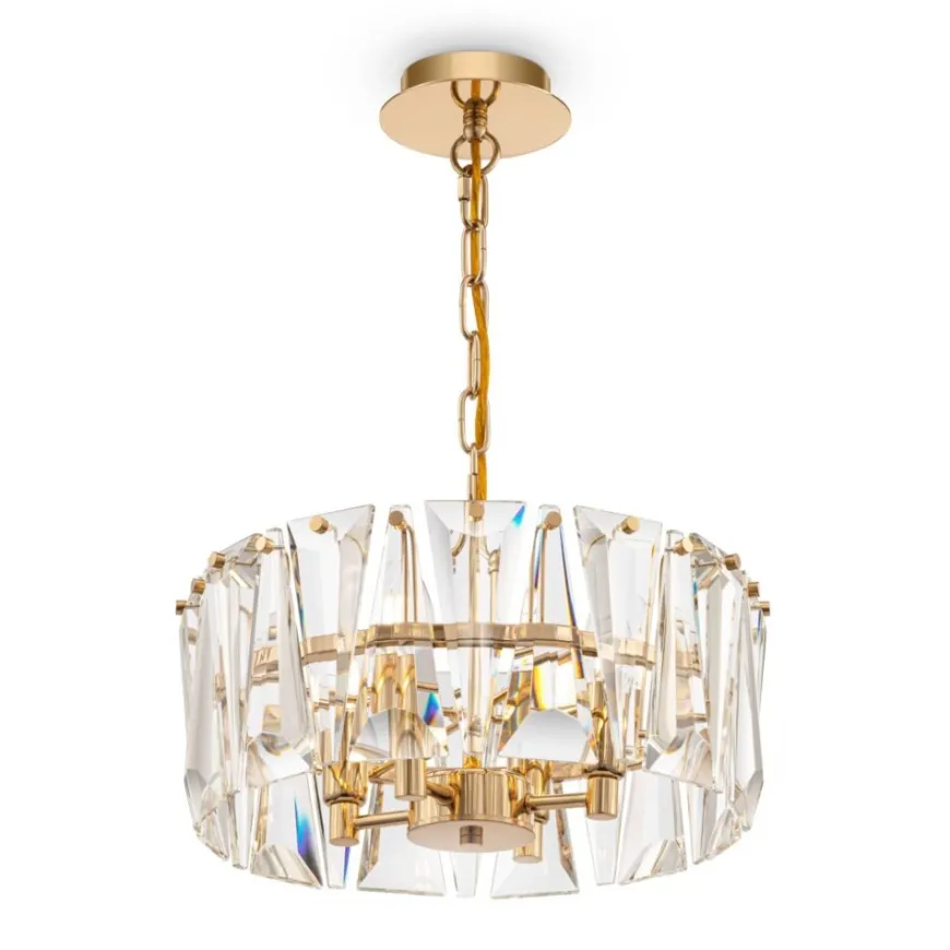 Puntes Gold - Maytoni - lampa wisząca nowoczesna