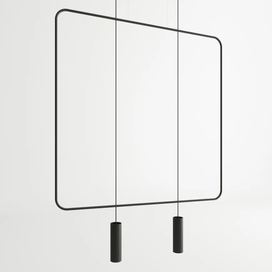 Rana 2 Czarna - THORO - lampa wisząca