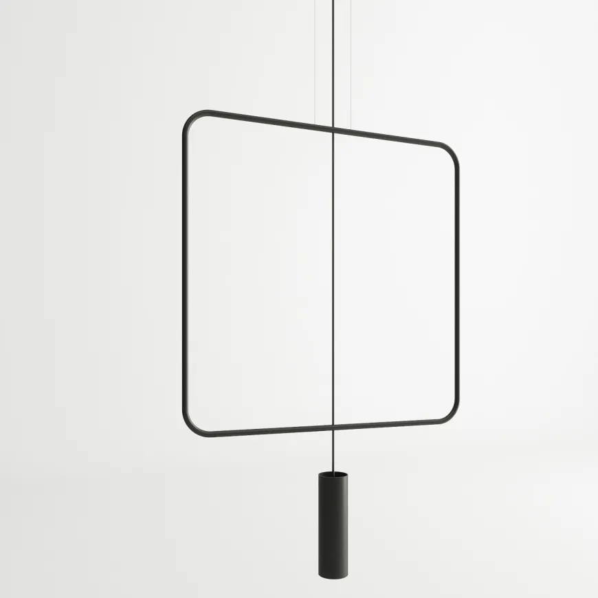 Rana 1 Czarna - THORO - lampa wisząca