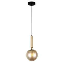 Ravena amber - Italux - lampa wisząca nowoczesna