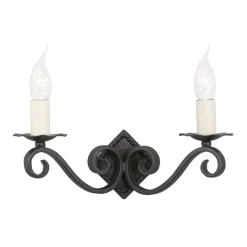 Rectory Black II - Elstead Lighting - kinkiet klasyczny