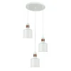 Restenza 3 White - Italux - lampa wisząca