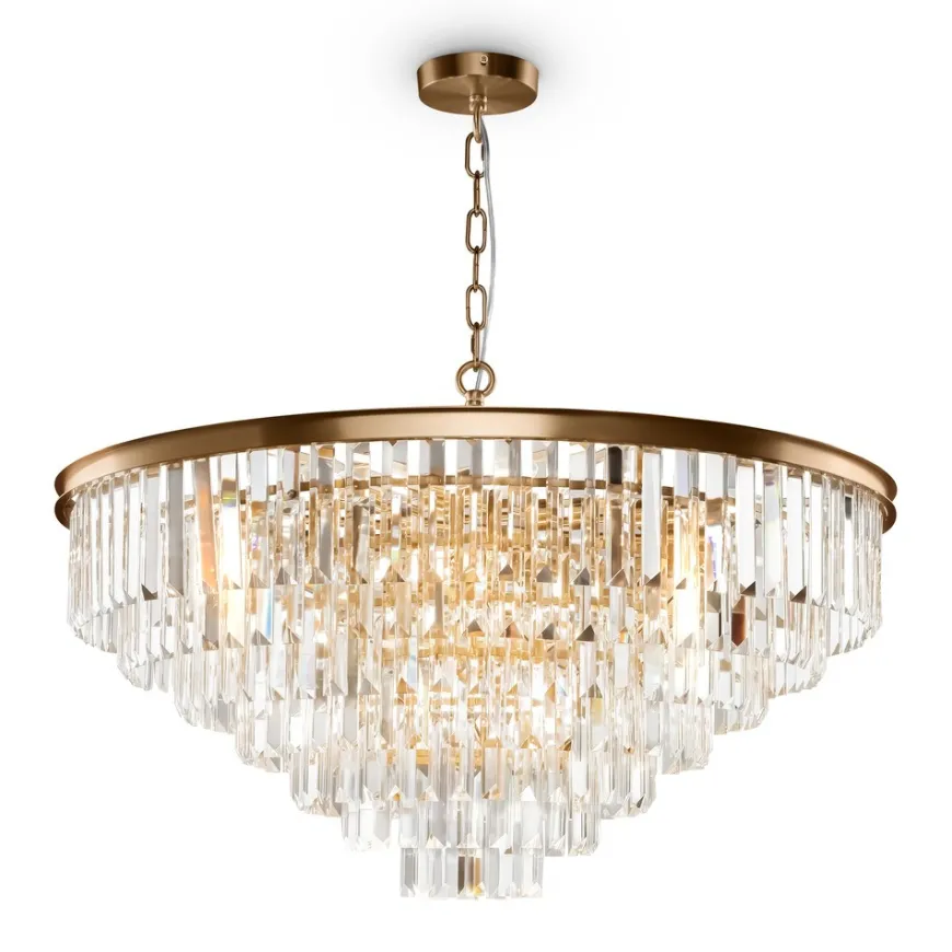Revero Xvi gold - Maytoni - lampa wisząca klasyczna