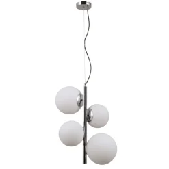 Riga - Italux - lampa wisząca srebrna