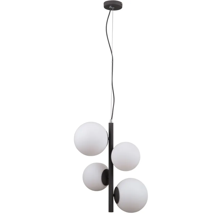 Riga black - Italux - lampa wisząca nowoczesna