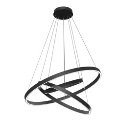 Rim Black 3 - Maytoni - lampa wisząca nowoczesna