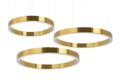 Ring 40 + 60 + 60 Złota - King Home - lampa wisząca