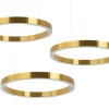 Ring 60 + 60 + 60 Złota - King Home - lampa wisząca