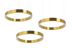 Ring 40 + 40 + 40 Złota - King Home - lampa wisząca