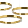 Ring 80 + 80 + 100 Złota - King Home - lampa wisząca