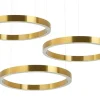 Ring 80 + 80 + 80 Złota - King Home - lampa wisząca