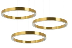Ring 80 + 80 + 80 Złota - King Home - lampa wisząca