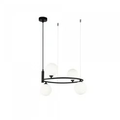 Ring Black 4 - Maytoni - żyrandol nowoczesny