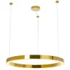 Ring Luxury 90 Złota - Moosee - lampa wisząca