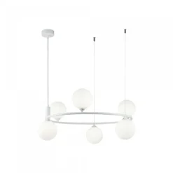 Ring White 6 - Maytoni - żyrandol nowoczesny