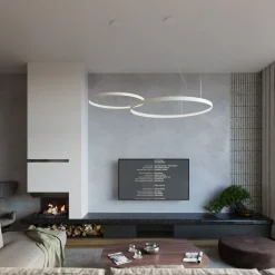 Rio 55 Biały Led 4000K - THORO - lampa wisząca