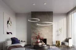 Rio 78 Biały Led 4000K - THORO - lampa wisząca