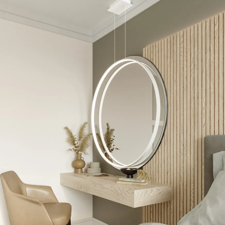 Rio 110 Biały Led 3000K vertical - THORO - lampa wisząca