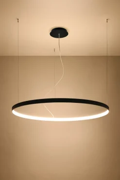 Rio 110 Czarny Led 3000K - THORO - lampa wisząca