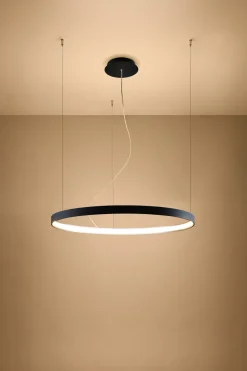 Rio 78 Czarny Led 3000K - THORO - lampa wisząca
