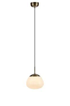 Rise mosiądz, biały - Markslöjd - lampa wisząca