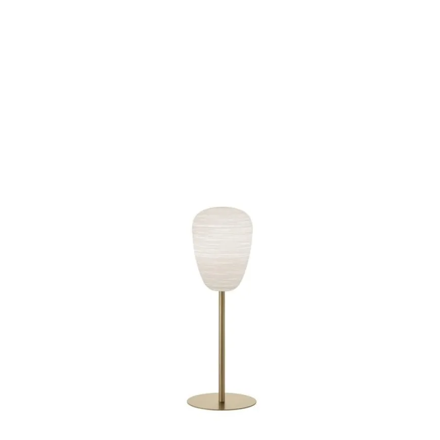 Rituals 1 Alta H79 biały, złoty - Foscarini - lampa biurkowa
