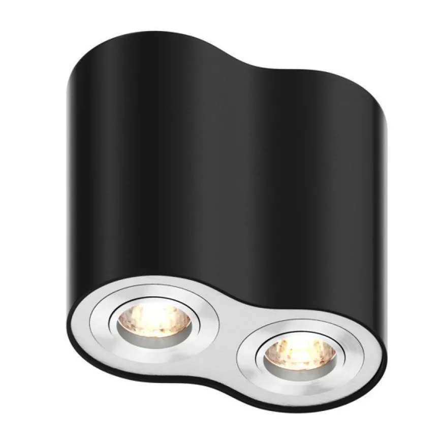 Rondoo II black - Zuma Line - plafon sufitowy nowoczesny