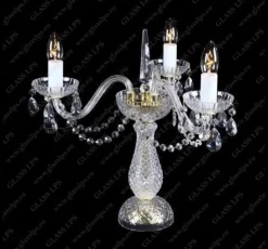S31 006/03/1-A - Glass LPS - kryształowa lampa biurkowa