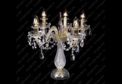 S31 009/05/1-A, GOLD, lip. - Glass LPS - lampa biurkowa kryształowa