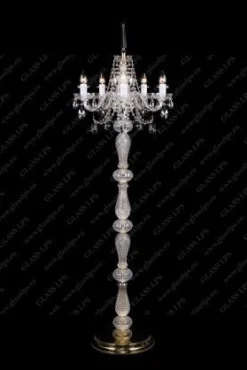 S41 009/05/1-A; lip. - Glass LPS - lampa stojąca kryształowa