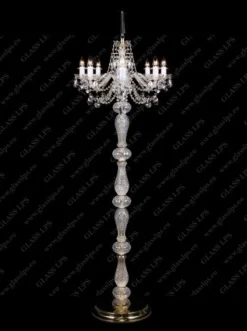 S41 009/08/1-A; lip. - Glass LPS - lampa stojąca kryształowa
