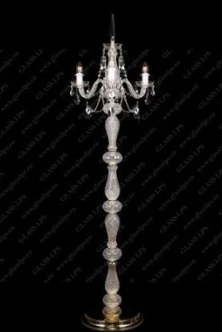 S41 009/03/1-A; lip. - Glass LPS - lampa stojąca kryształowa
