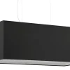 Santa Bis 80 Czarny - SOLLUX LIGHTING - lampa wisząca