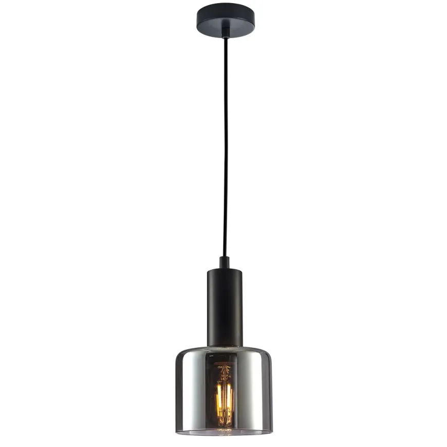 Santia I black - Italux - lampa wisząca nowoczesna