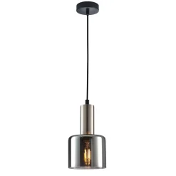 Santia I silver - Italux - lampa wisząca nowoczesna