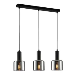 Santia III black - Italux - lampa wisząca nowoczesna