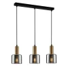 Santia III gold/black - Italux - lampa wisząca nowoczesna