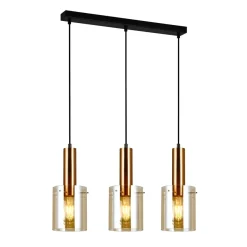 Sardo III BRO+AMB - Italux - lampa wisząca