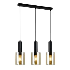 Sardo III czarny - Italux - lampa wisząca