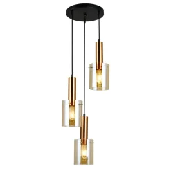 Sardo III mosiądz - Italux - lampa wisząca