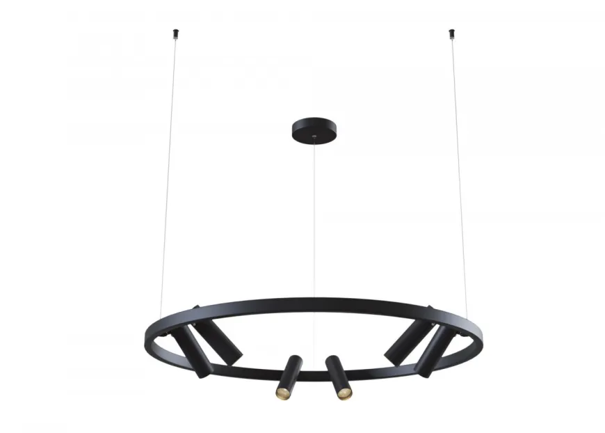 Satellite Led Black - Maytoni - żyrandol nowoczesny