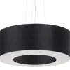 Saturno 50 Czarny - SOLLUX LIGHTING - lampa wisząca