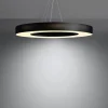 Saturno Slim 90 Czarny - SOLLUX LIGHTING - lampa wisząca