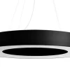 Saturno Slim 70 Czarny - SOLLUX LIGHTING - lampa wisząca