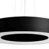 Saturno Slim 50 Czarny - SOLLUX LIGHTING - lampa wisząca