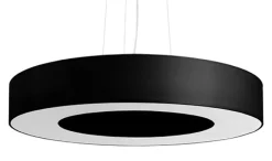 Saturno Slim 50 Czarny - SOLLUX LIGHTING - lampa wisząca