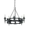Saxon Black Ø60 - Elstead Lighting - lampa wisząca