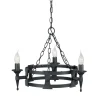 Saxon Black Ø52 - Elstead Lighting - lampa wisząca